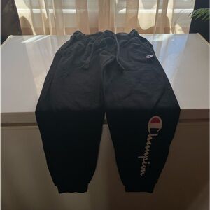 Champion black sweatpants size small womans